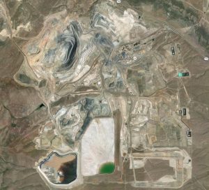 Gold mine near Carlin Nevada (from google earth)